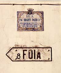 Foia Strassenschild
