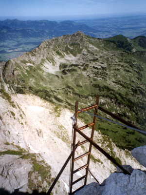 Hindelanger Klettersteig Leiter
