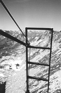 Klettersteig Leiter Fernsicht