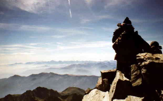 Mon Viso Gipfelpanorama