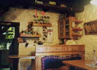 Rifugio Bosconero Innenraum Theke